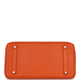 Pre-owned Hermes Birkin 35 Orange Togo Palladium Hardware - Thumbnail View 6
