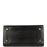 Hermes Birkin Sellier 25 Black Box Gold Hardware