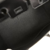 Hermes Birkin Sellier 25 Black Box Gold Hardware
