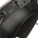 Hermes Birkin 25 Black Ostrich Rose Gold Hardware - Thumbnail View 8