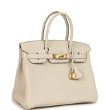 Hermes Birkin 30 Craie Togo Gold Hardware - Thumbnail View 2