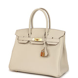 Hermes Birkin 30 Craie Togo Gold Hardware - Thumbnail View 5