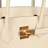 Hermes Birkin 30 Craie Togo Gold Hardware - Thumbnail View 7