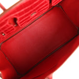 Pre-owned Hermes Birkin 30 Braise Shiny Niloticus Crocodile Palladium Hardware - Thumbnail View 8
