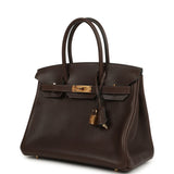 Hermes Birkin 30 Ebene Barenia Faubourg Gold Hardware - Thumbnail View 5