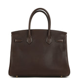 Hermes Birkin 30 Ebene Barenia Faubourg Gold Hardware - Thumbnail View 4