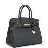 Hermes Birkin 30 Gris Misty Togo Gold Hardware - Thumbnail View 2