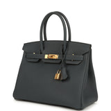 Hermes Birkin 30 Gris Misty Togo Gold Hardware - Thumbnail View 5