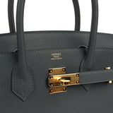 Hermes Birkin 30 Gris Misty Togo Gold Hardware - Thumbnail View 7