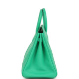 Hermes Birkin Shadow 25 Menthe Swift Palladium Hardware