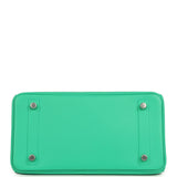 Hermes Birkin Shadow 25 Menthe Swift Palladium Hardware