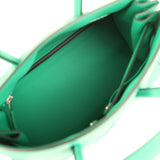 Hermes Birkin Shadow 25 Menthe Swift Palladium Hardware