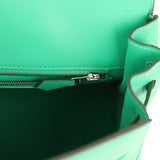 Hermes Birkin Shadow 25 Menthe Swift Palladium Hardware