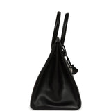 Vintage Hermes Birkin 35 Black Box Palladium Hardware - Thumbnail View 3