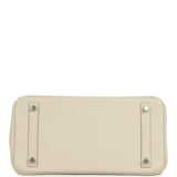 Pre-owned Hermes 3 en 1 Birkin 30 Beton Togo and Swift Palladium Hardware - Thumbnail View 6