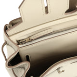 Pre-owned Hermes 3 en 1 Birkin 30 Beton Togo and Swift Palladium Hardware - Thumbnail View 9