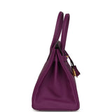 Pre-owned Hermes Birkin 30 Anemone Epsom Gold Hardware - Thumbnail View 3