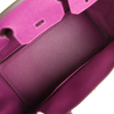 Pre-owned Hermes Birkin 30 Anemone Epsom Gold Hardware - Thumbnail View 8