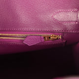 Pre-owned Hermes Birkin 30 Anemone Epsom Gold Hardware - Thumbnail View 9