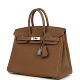 Hermes Birkin 25 Alezan Togo Palladium Hardware - Thumbnail View 5