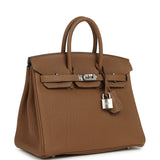 Hermes Birkin 25 Alezan Togo Palladium Hardware - Thumbnail View 2