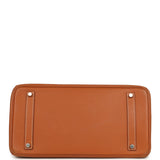 Vintage Hermes Birkin 35 Gold Epsom Palladium Hardware - Thumbnail View 6