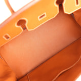 Vintage Hermes Birkin 35 Gold Epsom Palladium Hardware - Thumbnail View 8