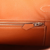 Vintage Hermes Birkin 35 Gold Epsom Palladium Hardware - Thumbnail View 9