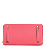 Hermes Special Order (HSS) Birkin 35 Rose Azalee Epsom Palladium Hardware - Thumbnail View 6