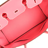 Hermes Special Order (HSS) Birkin 35 Rose Azalee Epsom Palladium Hardware - Thumbnail View 8