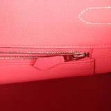 Hermes Special Order (HSS) Birkin 35 Rose Azalee Epsom Palladium Hardware - Thumbnail View 9