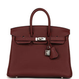 Hermes Birkin 25 Rouge H Togo Palladium Hardware - Thumbnail View 1