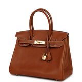 Hermes Birkin 30 Fauve Barenia Faubourg Gold Hardware - Thumbnail View 5