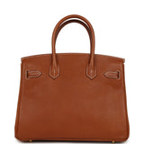 Hermes Birkin 30 Fauve Barenia Faubourg Gold Hardware - Thumbnail View 4