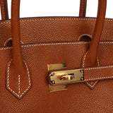 Hermes Birkin 30 Fauve Barenia Faubourg Gold Hardware - Thumbnail View 7