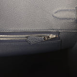 Hermes Birkin 35 Bleu Nuit Togo Palladium Hardware - Thumbnail View 9