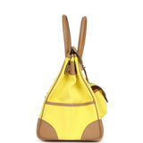 Hermes Birkin Cargo 35 Jaune Citron Toile and Chai Swift Palladium Hardware - Thumbnail View 3