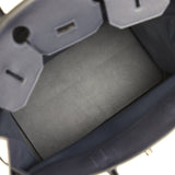 Hermes HAC Birkin 40 Bleu Nuit Togo Palladium Hardware - Thumbnail View 8