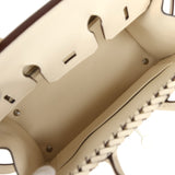 Pre-owned Hermes Picnic Birkin Sellier 25 Nata Swift Palladium Hardware - Thumbnail View 8