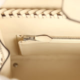 Pre-owned Hermes Picnic Birkin Sellier 25 Nata Swift Palladium Hardware - Thumbnail View 9