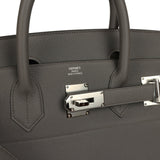Hermes HAC Birkin 40 Etain Togo Palladium Hardware - Thumbnail View 7