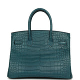 Pre-owned Hermes Birkin 30 Colvert Matte Alligator Gold Hardware - Thumbnail View 4