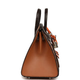 Hermes "Day" Faubourg Birkin Sellier 20 Ebene Matte Alligator Palladium Hardware - Thumbnail View 3