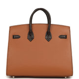 Hermes "Day" Faubourg Birkin Sellier 20 Ebene Matte Alligator Palladium Hardware - Thumbnail View 4
