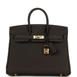 Hermes Birkin 25 Bai-Brun Togo Permabrass Hardware - Thumbnail View 1