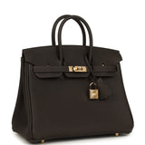 Hermes Birkin 25 Bai-Brun Togo Permabrass Hardware - Thumbnail View 2