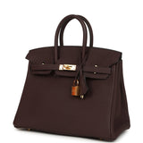Hermes Birkin 25 Rouge Sellier Togo Gold Hardware - Thumbnail View 5