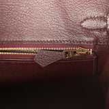 Hermes Birkin 25 Rouge Sellier Togo Gold Hardware - Thumbnail View 9