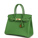 Hermes Birkin 30 Vert Yucca Epsom Gold Hardware - Thumbnail View 5
