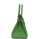 Hermes Birkin 30 Vert Yucca Epsom Gold Hardware - Thumbnail View 3